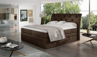 Sänky NORE Mirabel 02, 180x200 cm, ruskea hinta ja tiedot | Sängyt | hobbyhall.fi