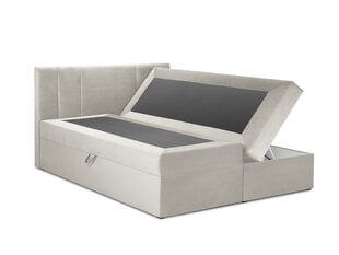 Sänky Mazzini Beds Afra 200x200 cm, beige väri hinta ja tiedot | Sängyt | hobbyhall.fi