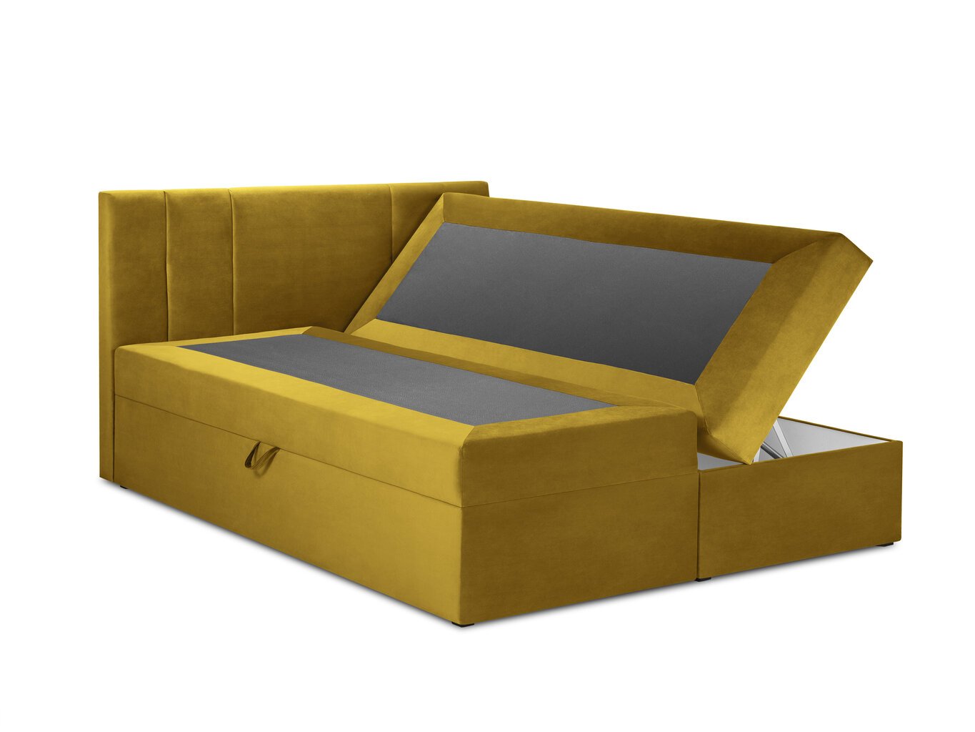 Sänky Mazzini Beds Afra 200x200 cm, keltainen hinta ja tiedot | Sängyt | hobbyhall.fi