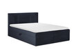 Sänky Mazzini Beds Afra 200x200 cm, tummansininen hinta ja tiedot | Sängyt | hobbyhall.fi