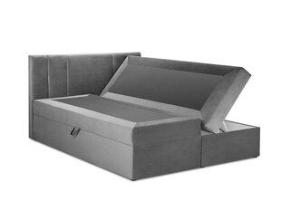 Sänky Mazzini Beds Afra 200x200 cm, harmaa hinta ja tiedot | Sängyt | hobbyhall.fi
