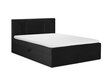 Sänky Mazzini Beds Afra 200x200 cm, musta hinta ja tiedot | Sängyt | hobbyhall.fi