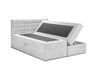 Sänky Mazzini Beds Jade 200x200 cm, vaaleanharmaa hinta ja tiedot | Sängyt | hobbyhall.fi