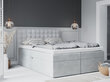 Sänky Mazzini Beds Jade 200x200 cm, vaaleanharmaa hinta ja tiedot | Sängyt | hobbyhall.fi