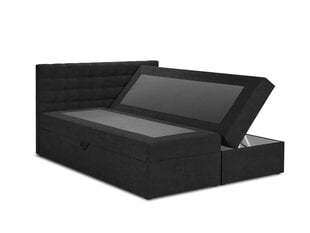 Sänky Mazzini Beds Jade 200x200 cm, musta hinta ja tiedot | Sängyt | hobbyhall.fi