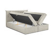 Sänky Mazzini Beds Echaveria 200x200 cm, beige hinta ja tiedot | Sängyt | hobbyhall.fi