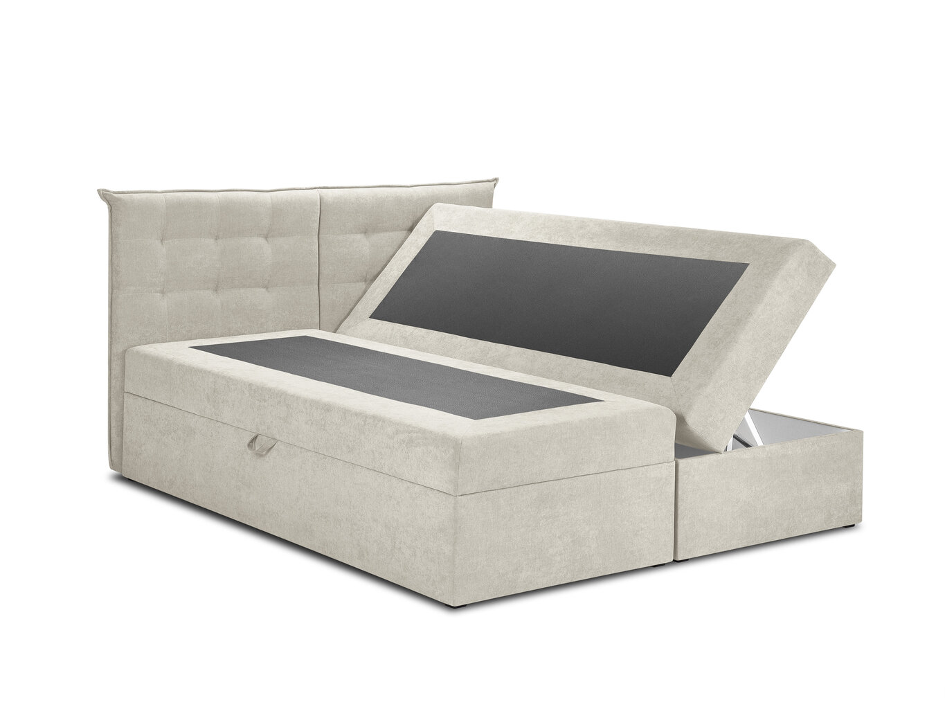 Sänky Mazzini Beds Echaveria 200x200 cm, beige hinta ja tiedot | Sängyt | hobbyhall.fi