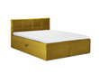 Sänky Mazzini Beds Mimicry 200x200 cm, keltainen hinta ja tiedot | Sängyt | hobbyhall.fi