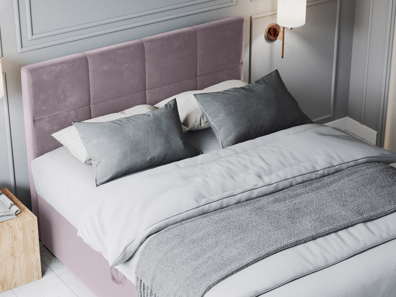 Sänky Mazzini Beds Mimicry 200x200 cm, vaaleanpunainen hinta ja tiedot | Sängyt | hobbyhall.fi