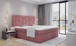 Sänky NORE Idris 17, 140x200cm, pinkki hinta ja tiedot | Sängyt | hobbyhall.fi