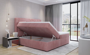 Sänky NORE Idris 17, 160x200cm, pinkki hinta ja tiedot | Sängyt | hobbyhall.fi