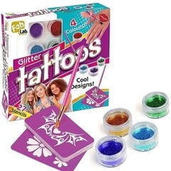 Tatuointisarja FabLab Glitter Tattoos hinta ja tiedot | Tyttöjen lelut | hobbyhall.fi