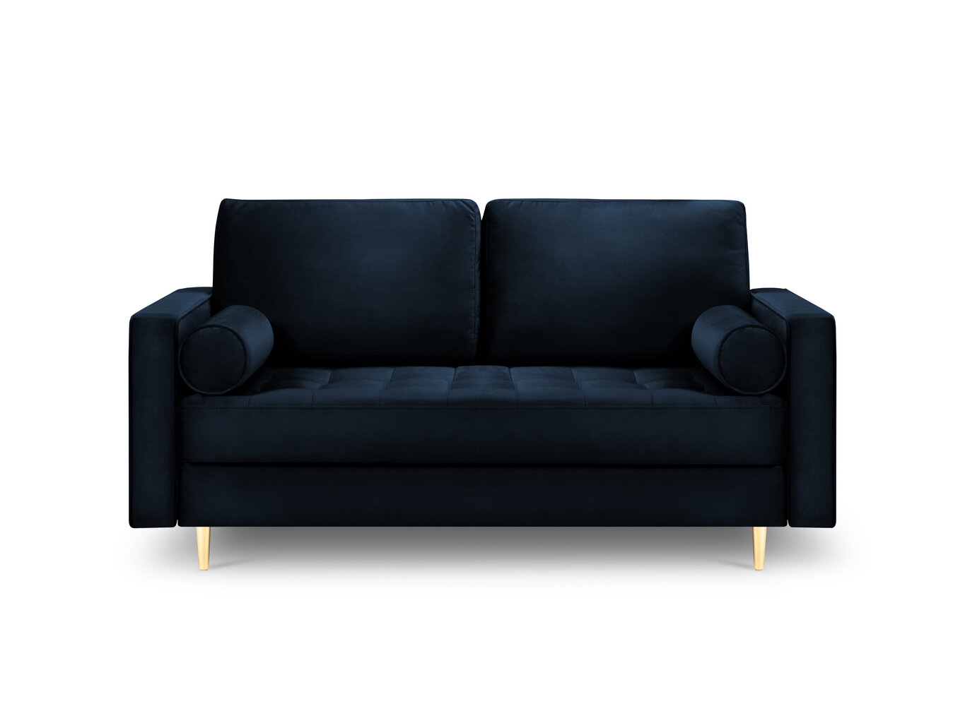 Kahden istuttava sohva Milo Casa Santo, sininen/kulta hinta ja tiedot | Sohvat ja vuodesohvat | hobbyhall.fi