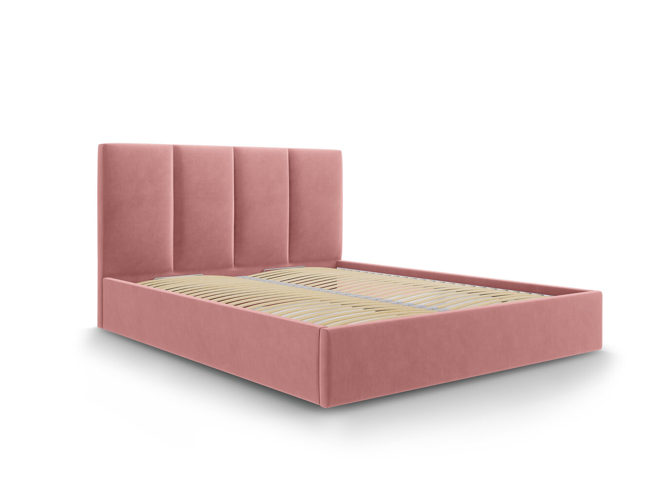 Sänky Micadoni Home Pyla, 140x200cm, vaaleanpunainen hinta ja tiedot | Sängyt | hobbyhall.fi