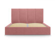 Sänky Micadoni Home Pyla, 140x200cm, vaaleanpunainen hinta ja tiedot | Sängyt | hobbyhall.fi