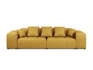 Kolmen istuttava sohva Micadoni Home Margo, keltainen hinta ja tiedot | Sohvat ja vuodesohvat | hobbyhall.fi