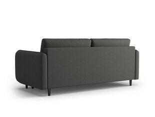 Kolmen istuttava sohva Micadoni Home Scaleta, tummanharmaa/musta hinta ja tiedot | Sohvat ja vuodesohvat | hobbyhall.fi