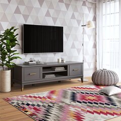 TV-taso CosmoLiving by Cosmopolitan Westerleigh, harmaa hinta ja tiedot | TV-tasot | hobbyhall.fi