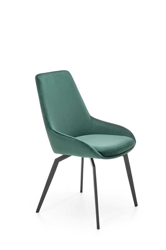 4 tuolin setti Halmar K479, vihreä hinta ja tiedot | Ruokapöydän tuolit | hobbyhall.fi