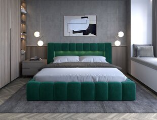 Sänky Lamica, 180x200 cm, vihreä hinta ja tiedot | Sängyt | hobbyhall.fi
