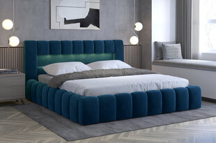 Sänky Lamica, 160x200 cm, sininen hinta ja tiedot | Sängyt | hobbyhall.fi
