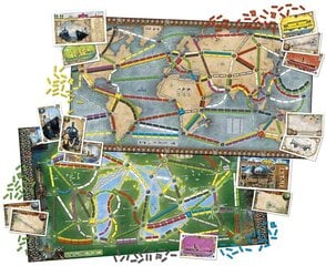 Lautapeli Days of Wonder Ticket To Ride Rails & Sails, FIN, SE, DK, NO hinta ja tiedot | Lautapelit ja älypelit | hobbyhall.fi