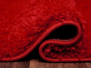 Matto Shaggy Red 80x150 cm hinta ja tiedot | Isot matot | hobbyhall.fi