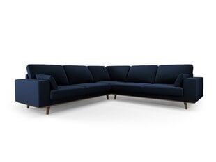 Hebe, Symmetrinen vakosametti sohva, 5 istuinta, tummansininen hinta ja tiedot | Kulmasohvat ja divaanisohvat | hobbyhall.fi