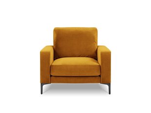 Nojatuoli Venus, 92x92x90 cm, keltainen sametti hinta ja tiedot | Nojatuolit | hobbyhall.fi