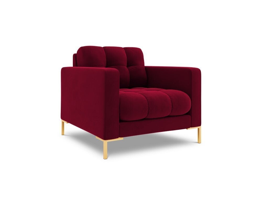 Nojatuoli Cosmopolitan Design Bali 1S-V, punainen/kulta hinta ja tiedot | Nojatuolit | hobbyhall.fi