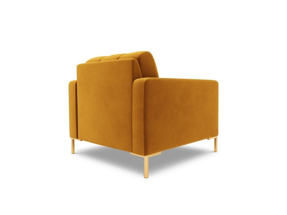 Nojatuoli Cosmopolitan Design Bali 1S-V, keltainen/kulta hinta ja tiedot | Nojatuolit | hobbyhall.fi