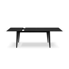 Jatkettava ruokapöytä Colette, 140/200x90x74 cm, musta hinta ja tiedot | Ruokapöydät | hobbyhall.fi