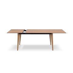 Colette jatkettava ruokapöytä, 160/220x90x74 cm, ruskea hinta ja tiedot | Ruokapöydät | hobbyhall.fi