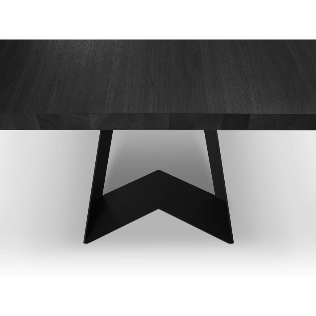 Ruokapöytä Colin, 180x100x75 cm, musta hinta ja tiedot | Ruokapöydät | hobbyhall.fi