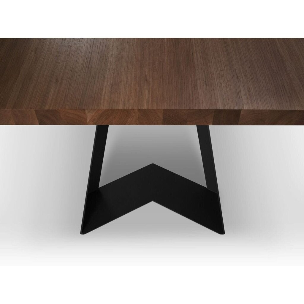 Ruokapöytä Colin, 220x100x75 cm, tummanruskea hinta ja tiedot | Ruokapöydät | hobbyhall.fi