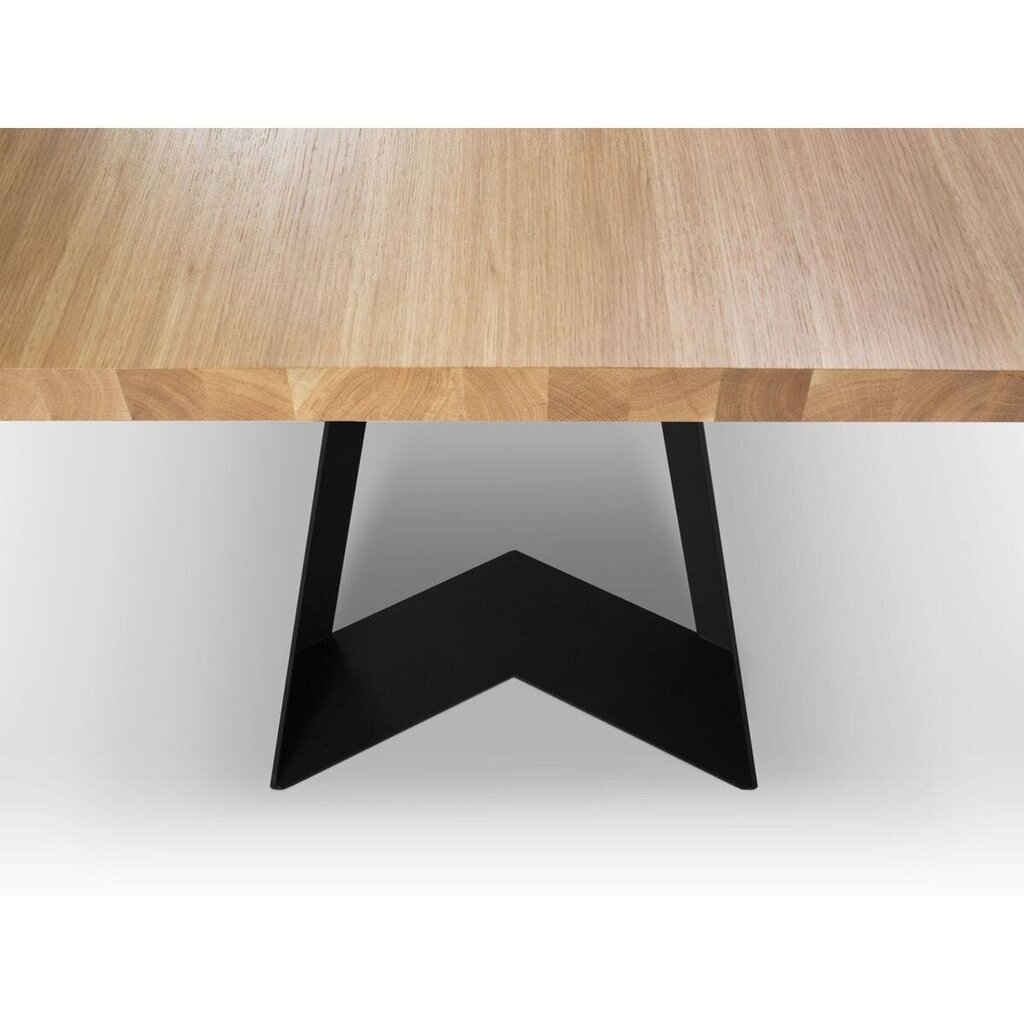 Ruokapöytä Colin, 260x100x75 cm, vaaleanruskea hinta ja tiedot | Ruokapöydät | hobbyhall.fi