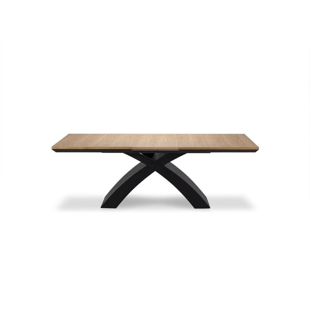 Jatkettava ruokapöytä Kitty, 170/270x100x76 cm, ruskea hinta ja tiedot | Ruokapöydät | hobbyhall.fi
