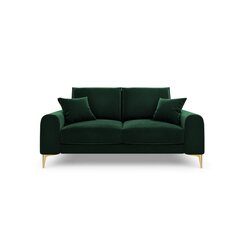 Kahden istuttava sohva Velvet Larnite, 172x102x90 cm, tummanvihreä hinta ja tiedot | Sohvat ja vuodesohvat | hobbyhall.fi