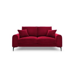 Kahden istuttava sohva Velvet Larnite, 172x102x90 cm, punainen hinta ja tiedot | Sohvat ja vuodesohvat | hobbyhall.fi