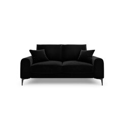 Kahden istuttava sohva Velvet Larnite, 172x102x90 cm, musta hinta ja tiedot | Sohvat ja vuodesohvat | hobbyhall.fi