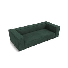 Kolmen istuttava sohva Agawa, 227x100x68 cm, tummanvihreä hinta ja tiedot | Sohvat ja vuodesohvat | hobbyhall.fi