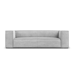 Kolmen istuttava sohva Agawa, 227x100x68 cm, vaaleanharmaa hinta ja tiedot | Sohvat ja vuodesohvat | hobbyhall.fi