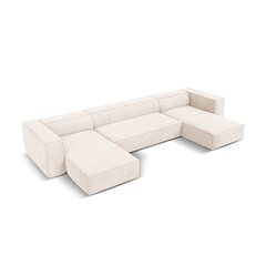 Kuusipaikkainen kulmasohva Agawa, 375x173x68 cm, beige hinta ja tiedot | Kulmasohvat ja divaanisohvat | hobbyhall.fi