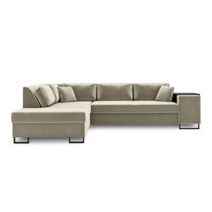 Vasemmanpuoleinen kulmasohva Velvet Dolomite XL, 277x220x74 cm, beige hinta ja tiedot | Kulmasohvat ja divaanisohvat | hobbyhall.fi