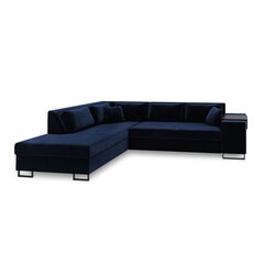 Vasemmanpuoleinen kulmasohva Velvet Dolomite XL, 277x220x74 cm, tummansininen hinta ja tiedot | Micadoni Home Olohuoneen kalusteet | hobbyhall.fi