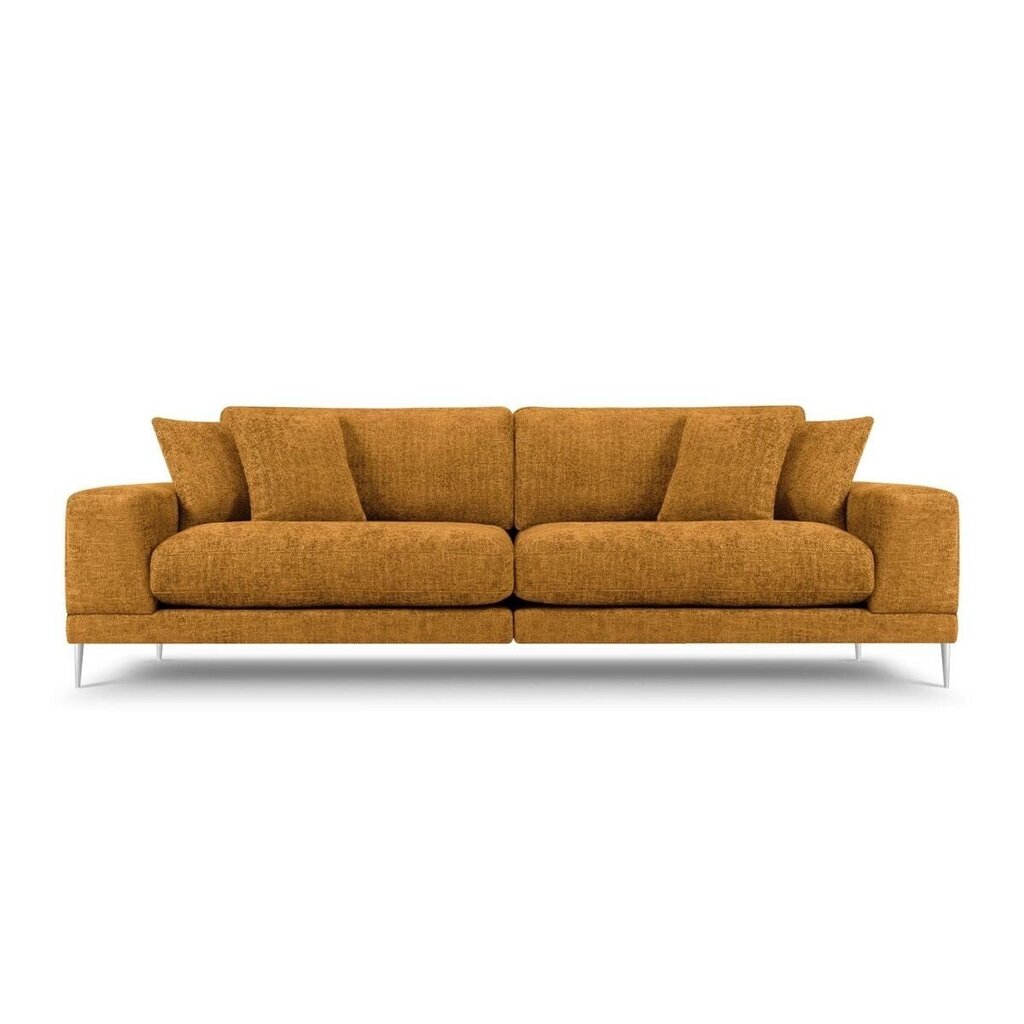 Neljän istuttava sohva Jog, 286x122x90 cm, keltainen hinta ja tiedot | Sohvat ja vuodesohvat | hobbyhall.fi