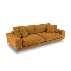 Neljän istuttava sohva Jog, 286x122x90 cm, keltainen hinta ja tiedot | Sohvat ja vuodesohvat | hobbyhall.fi