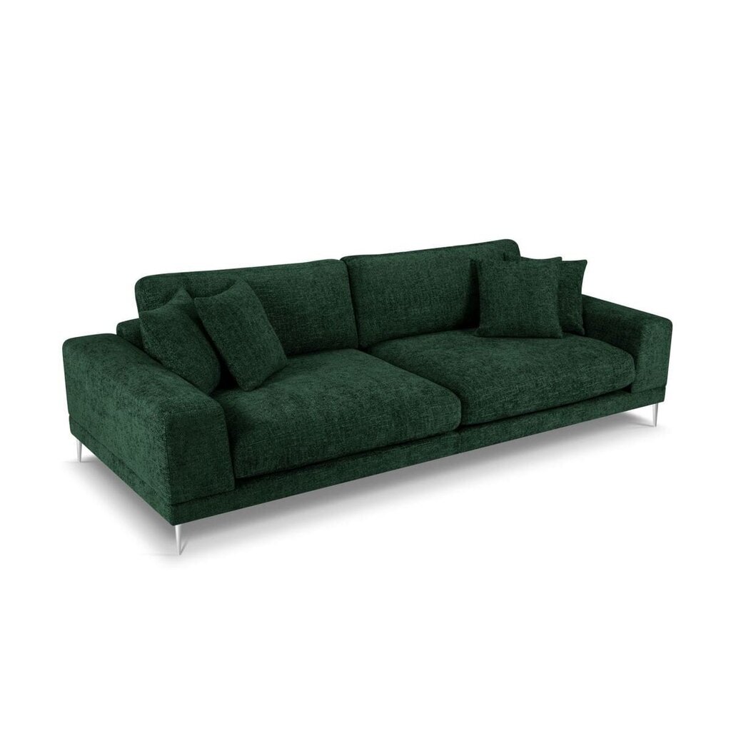 Neljän istuttava sohva Jog, 286x122x90 cm, vihreä hinta ja tiedot | Sohvat ja vuodesohvat | hobbyhall.fi