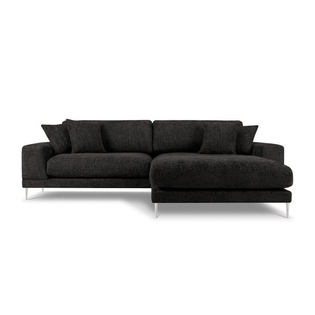 Oikeanpuoleinen sohva Jog, 286x242x90 cm, tummanharmaa hinta ja tiedot | Kulmasohvat ja divaanisohvat | hobbyhall.fi