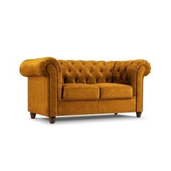 Kahden hengen sohva Lapis, 170x90x80, keltainen hinta ja tiedot | Sohvat ja vuodesohvat | hobbyhall.fi